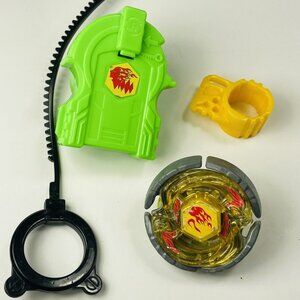 Beyblade Earth Virgo Sticker Wear Metal Takara Tomy Top Spinner Ripcord Tool Set
